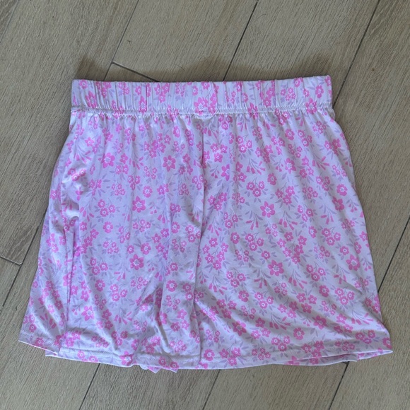 Girls Floral Pink and Purple Skort Sz Small - Picture 2 of 5